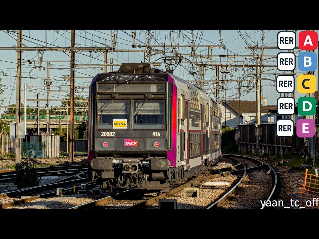Paris 🇫🇷 : Toutes les lignes RER A–E — Full Journey