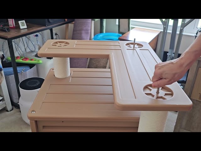 Maohegou OUTDOOR Cat Tree - Model 6 - Full Assembly