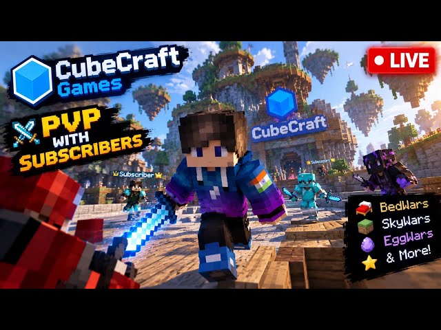 🔴 I'M BACK ON CUBECRAFT AFTER YEARS! 🔴 Enjoying With Subscribers