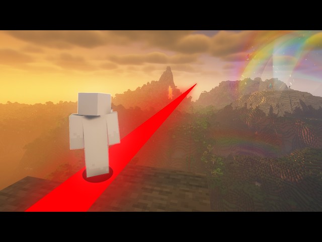 Can You ACTUALLY Beat Minecraft in a Perfectly Straight Line?