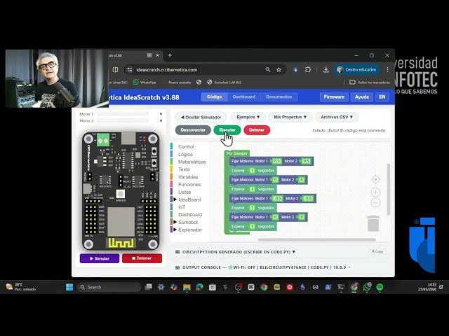 Programación del Sumobot (bloques y python)