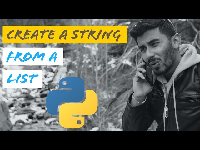 Python Tricks: How to Create a String from All Elements in List (Join)