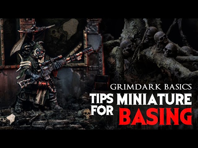 Improve your Miniature BASING Now! || Tips for Grimdark Base Schemes