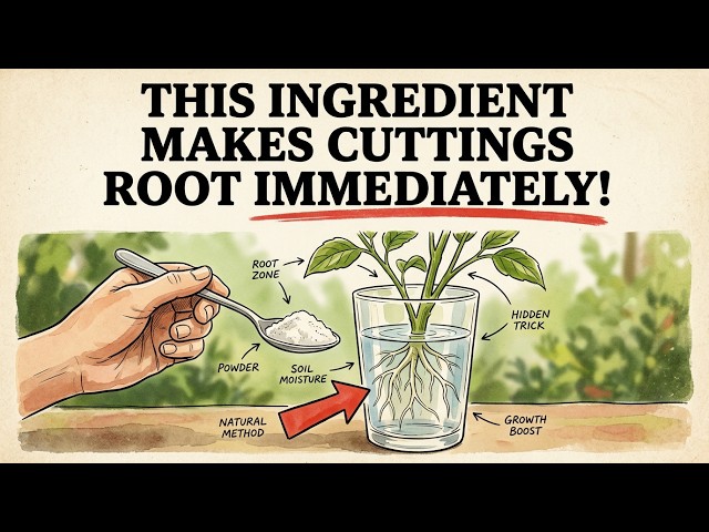 The Secret Tip That Makes Plant Cuttings Root Instantly — Just Add This to Water