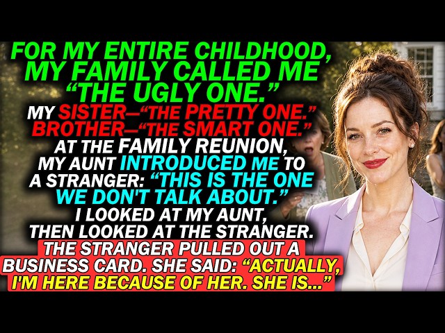 My Family Called Me "The Ugly One" My Whole Life — A Stranger at the Reunion Changed Everything