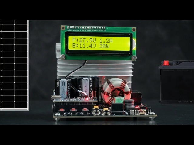 I Built Custom Solar MPPT Charger | Arduino Project
