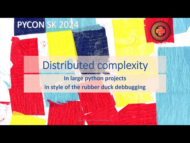 Selecting tools to fight complexity in large Python projects PyCon SK 2024