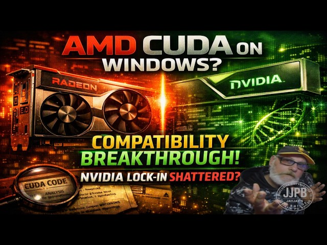 AMD CUDA for Windows New Breakthrough Breaking NVIDIA`s Lock In? Full Compatibility? Let`s Find Out!