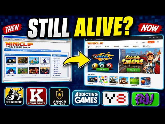 Are These Classic Flash Game Websites Still Around? Let's Find Out!