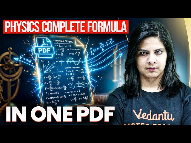 NEET 2026: Physics All Formulas in One PDF! 📄 The Last Revision | NEET 2026
