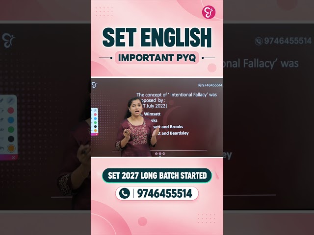 📚 SET ENGLISH | IMPORTANT PYQs 🎯