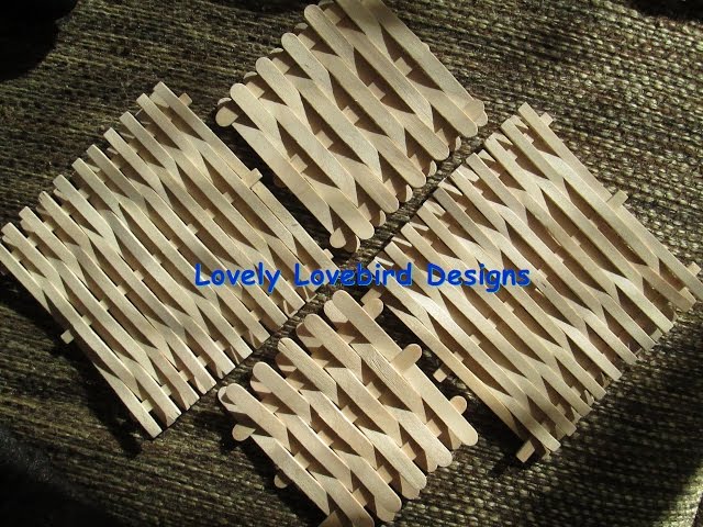 Popsicle Stick Boat or Raft. How To Weave Popsicle Wood Sticks. New Fun Craft Tutorial.