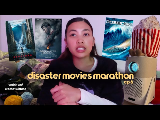 I crocheted and had a disaster movie marathon! |Movie dates w/Shane (ep 6)