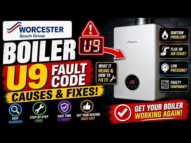 Worcester Boiler U9 Fault Code: Causes & Fixes | Boilers2Go