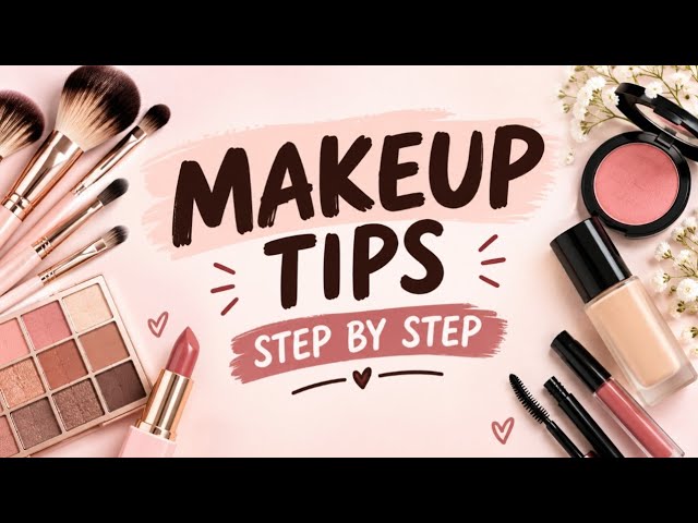 Makeup Tips & Tricks | Easy Step by Step Makeup Tutorial for Beginners @canva 
