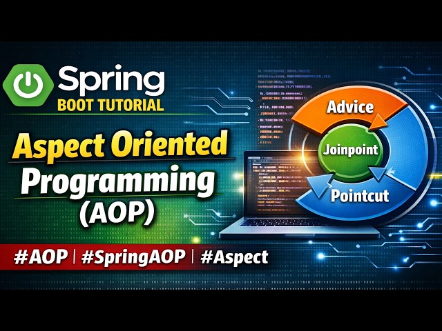 6 - Spring Boot Tutorial : Aspect Oriented Programming (AOP) | #AOP #SpringAOP #Aspect