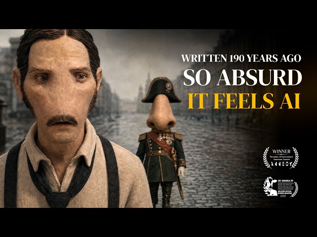 THE NOSE (Nikolai Gogol) | Award-Winning AI Short Film by Cláudio Sá