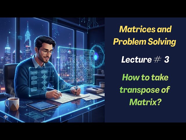 How to Find the Transpose of a Matrix in C++ | Step-by-Step Tutorial