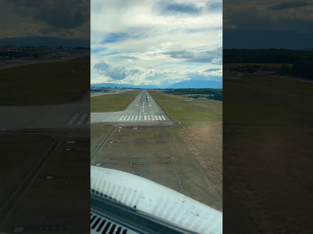 A320 landing Geneva Switzerland #aviation #airbus #airbus320 #pilot #planespotting #landing