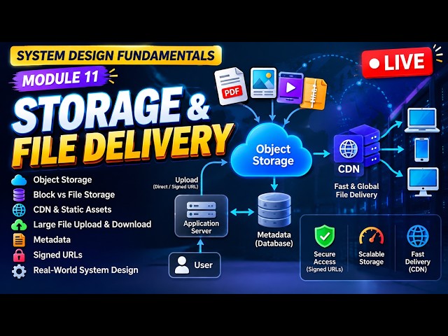 Storage and File Delivery | System Design Fundamentals