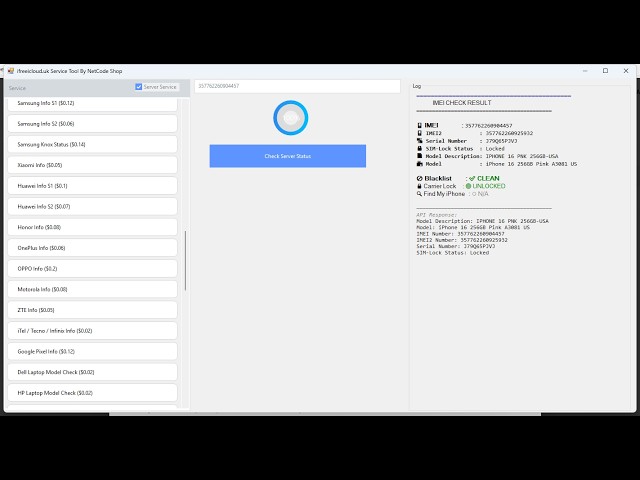 imei check c# source code
