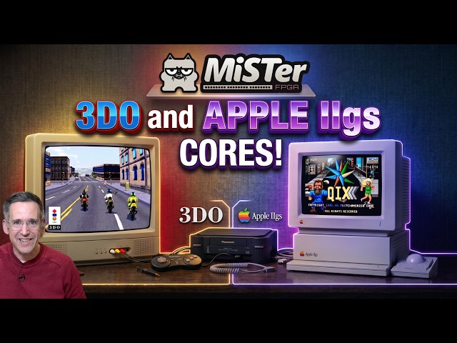 New MiSTer Cores! 3DO and Apple IIgs FPGA Betas Show Promise