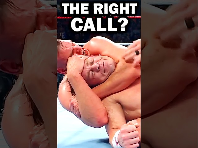 Did John Cena NEED to tap?