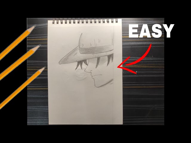 🔥 How to Draw Luffy Step by Step | One Piece Luffy Drawing Tutorial 🏴‍☠️✏️