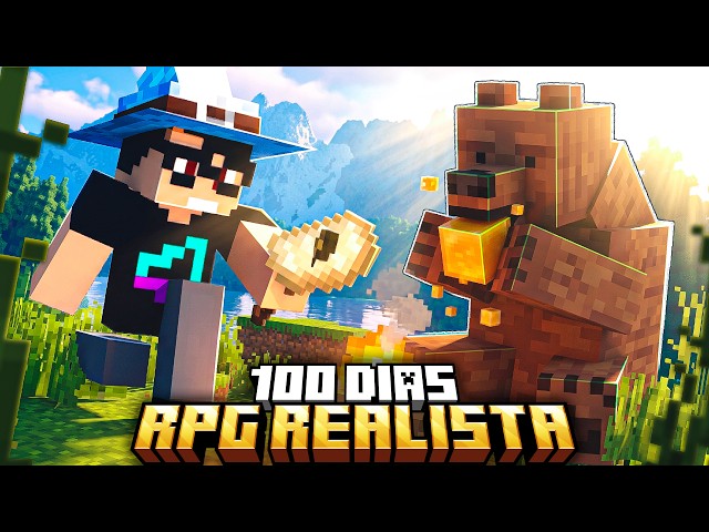 I Survived 100 Days in Realistic Minecraft RPG - THE MOVIE