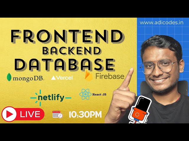 2026 Complete Web Dev Workflow: Frontend → Backend → Database → Deployment (Live Discussion)