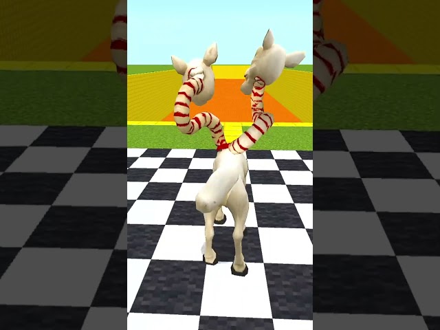 Which Long Neck Horse Can Jump Out of the lava pit?
