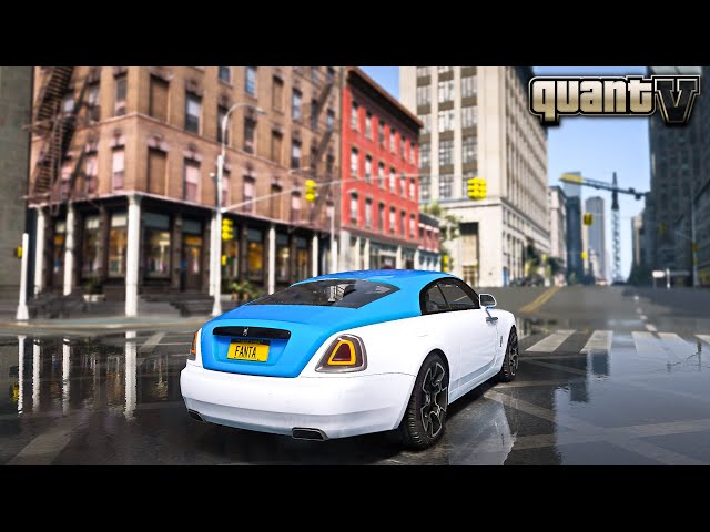 GTA 5 on RTX™3090 OVERCLOCKED with RAY TRACING - QuantV 3.0 + Rain Enhancement - REAL LIFE Graphics