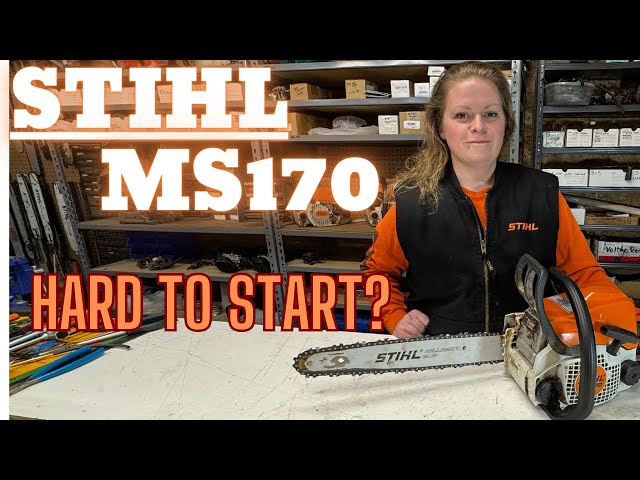 Stihl MS170 Chainsaw!  Why So Hard To Start!  Let's Do Some Detective Work!