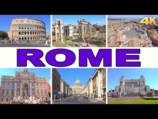 ROME - ITALY , BEST OF ROME 4K