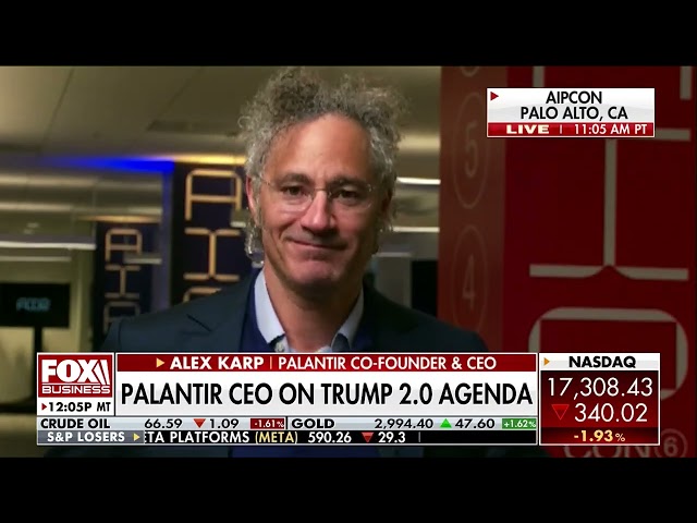 Alex Karp | FOX News “Making Money with Charles Payne”