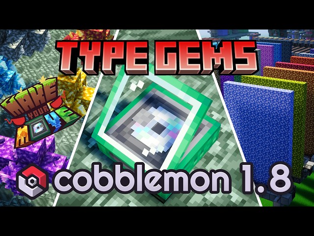 Mastering Cobblemon: All About Type Gems & Farming Them!!