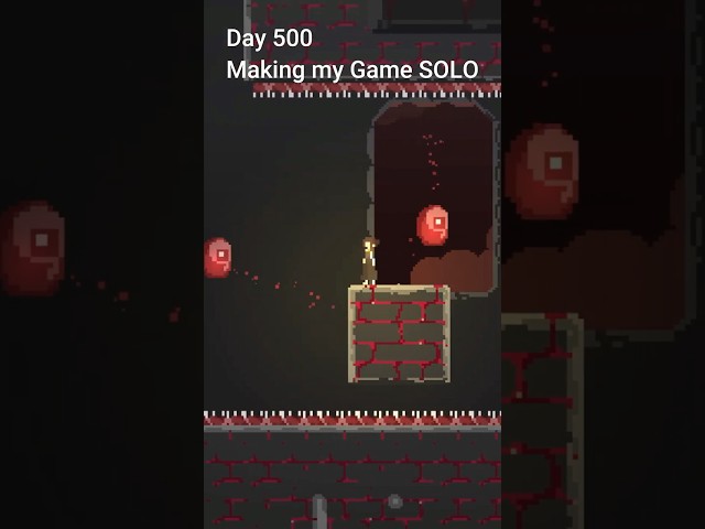 Day 1 vs Day 500 of godot game development #gamedevstudio #indiegamedevs #gamedevs