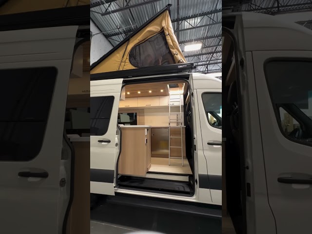 How do you add square footage to a Campervan? Build up!