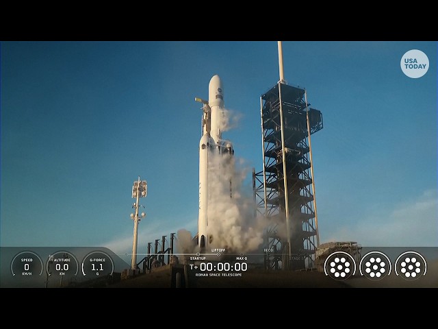 SpaceX Falcon Heavy launches NASA's Nancy Grace Roman Space Telescope into space