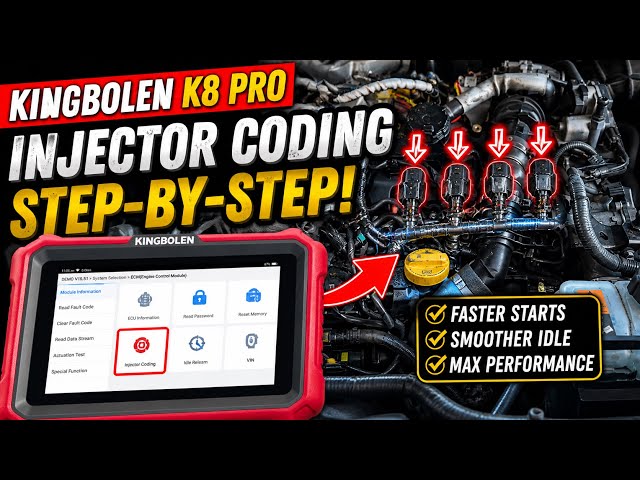 Injector Coding Made EASY with KINGBOLEN K8 PRO!