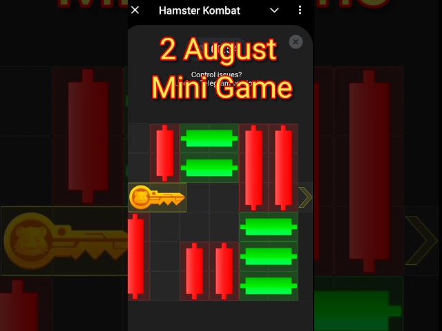🔥2 August Mini Game🔥|Hamster kombat mini game kaise khele | puzzle solve get key