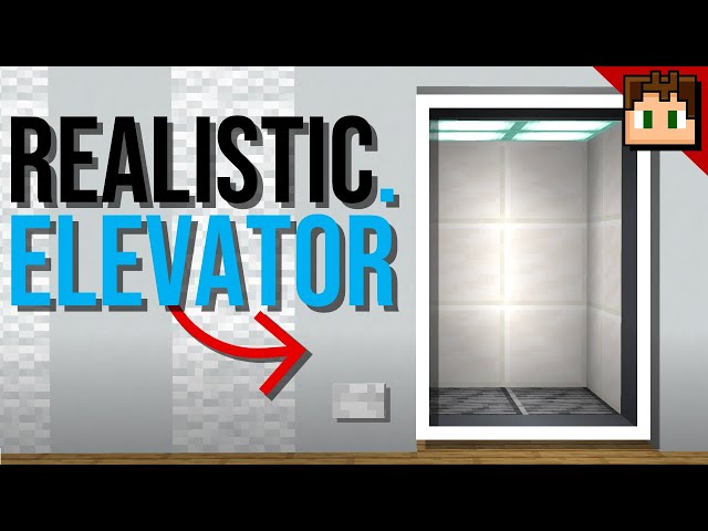 Minecraft Bedrock: How To Build a REALISTIC ELEVATOR! 1.21 Tutorial