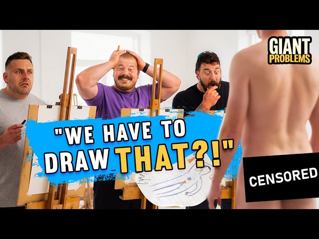 WE SENT 3 STRONGMEN TO ART SCHOOL!!