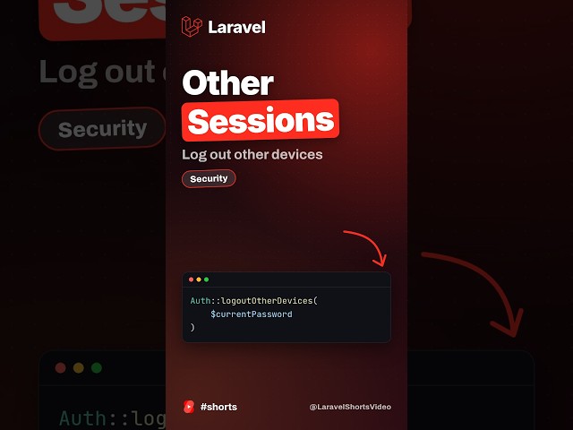 Invalidate Other Sessions