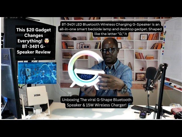 Unboxing The viral G-Shape Bluetooth Speaker & 15W Wireless Charger!