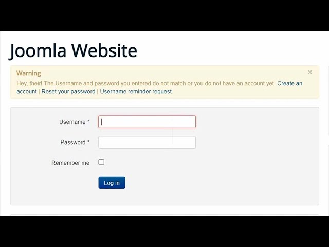 How to Change or Customize Joomla Warning Messages