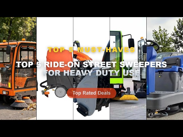 Don't Buy Top 5 Ride-On Street Sweepers For Heavy Duty Use Before Watching This! - Industrial Batter