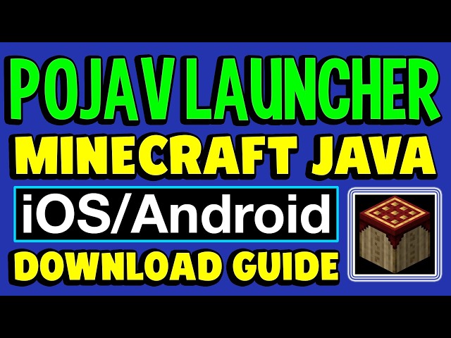 PoJav Launcher No Computer Download Tutorial ✅ Get Minecraft Java On Your Phone! (iOS/Android)
