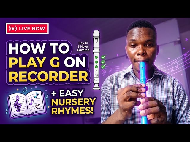 Key G on the r recorder 🪈| What no one showed you
