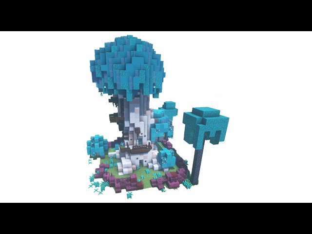 Cottagecore Minecraft Tutorial - BlueBell Mushroom House